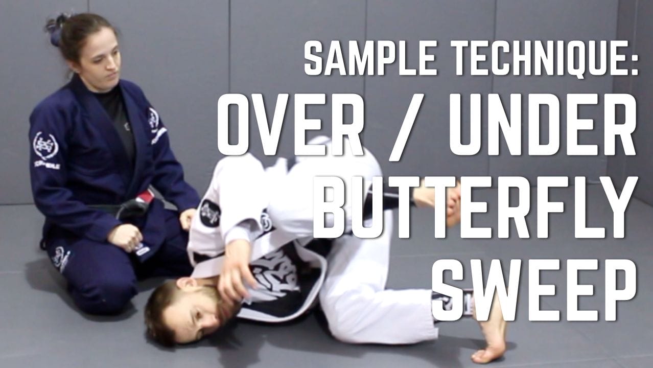 Beginner's Bjj Curriculum Sample: Over Under Butterfly Sweep 